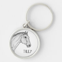 Nyckelkedjan Equestrian Bridle Namn bricka