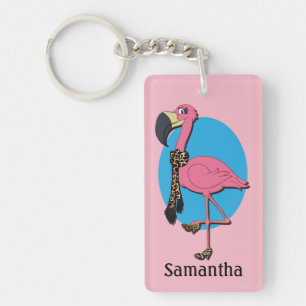 Nyckelkedjan finare Flamingo