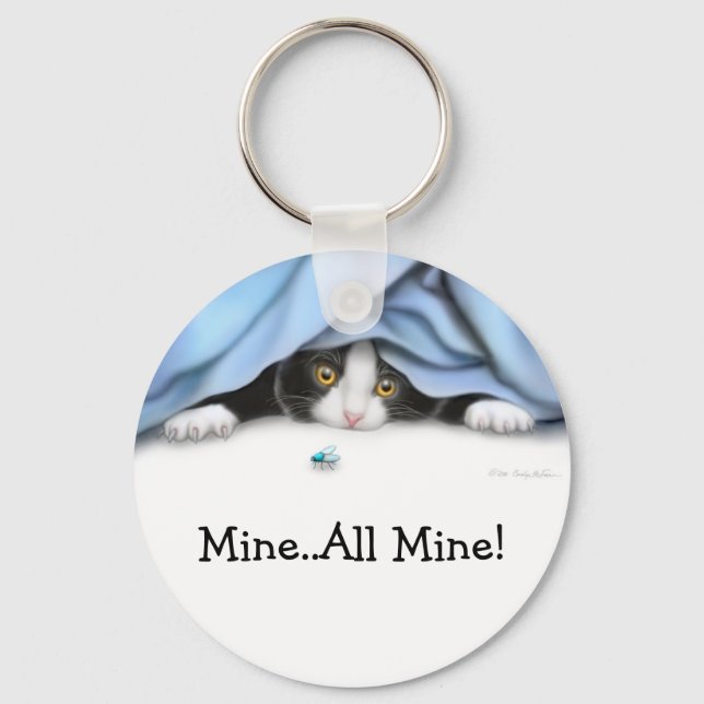 Nyckelkedjan Fly Hunter Cat Nyckelring (Framsida)