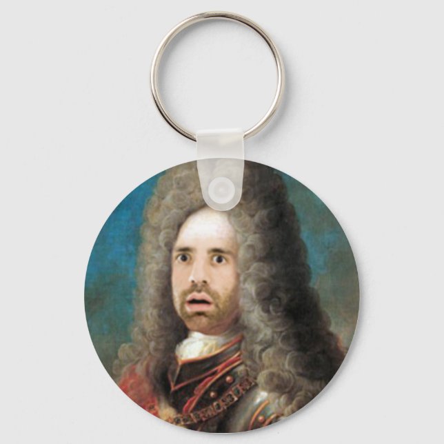 Nyckelkedjan FunFaceCam - anpassad Nyckelring (Framsida)