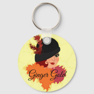 Nyckelkedjan Ginger Guld Nyckelring