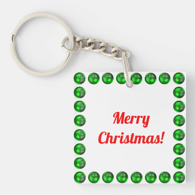 Nyckelkedjan god jul och Gott nytt år (Framsidan)