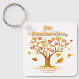 Nyckelkedjan "Gratitude Träd" Nyckelring