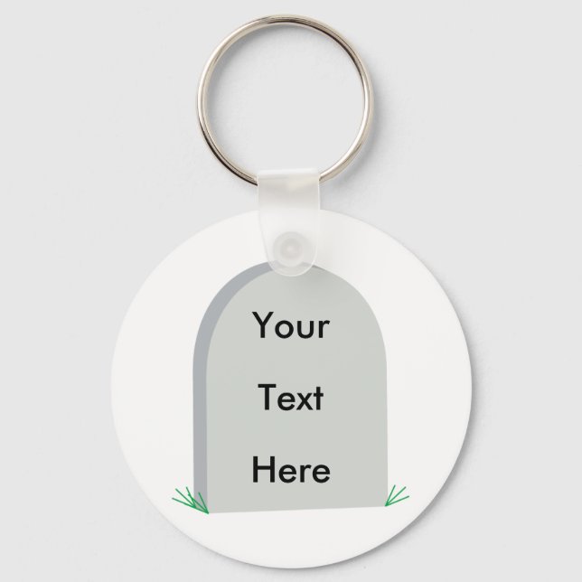 Nyckelkedjan gravsten nyckelring (Framsida)