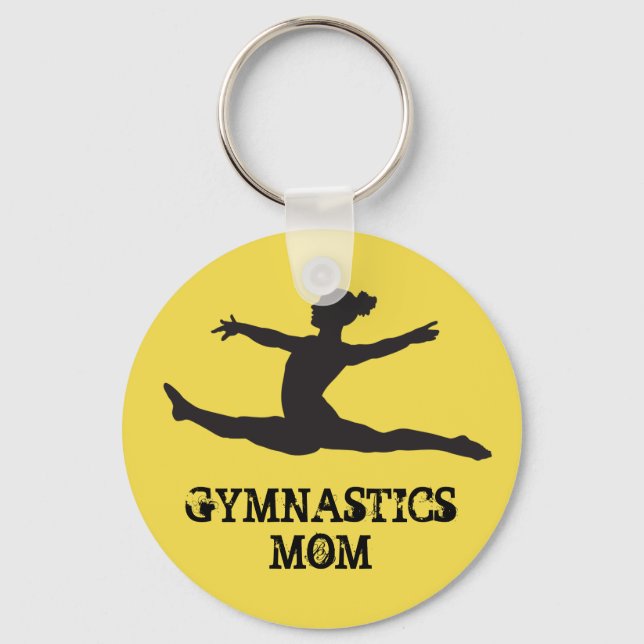 Nyckelkedjan Gymnastics Mamma Nyckelring (Framsida)