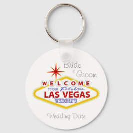 Nyckelkedjan Las Vegas Bröllop Keepsaki Nyckelring