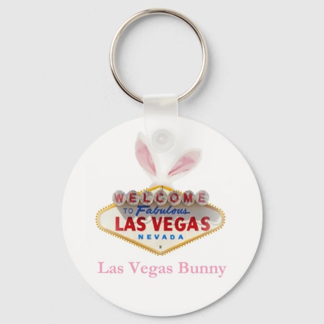 Nyckelkedjan Las Vegas Bunny Öron Nyckelring (Framsida)