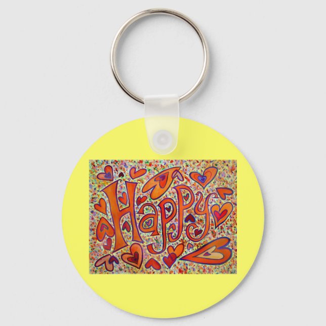 Nyckelkedjan lycklig nyckelring (Framsida)