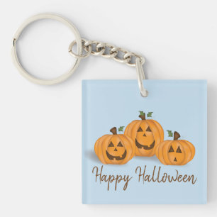 Nyckelkedjan Lycklig och Jack o lantern Smiling