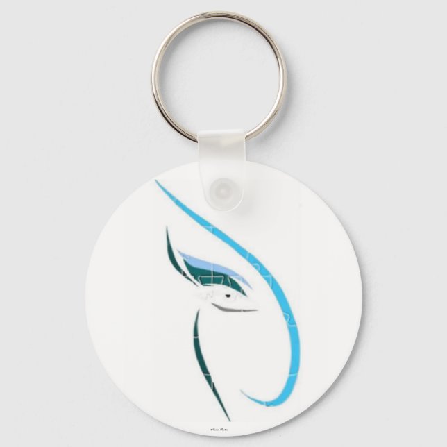 Nyckelkedjan mode Puzzle Nyckelring (Framsida)