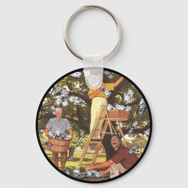 Nyckelkedjan Money Träd Nyckelring (Framsida)