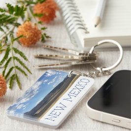 Nyckelkedjan New mexico Bright Blå himmel och Berg