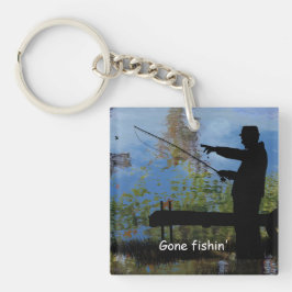 Nyckelkedjan Older Man Fishing Pension