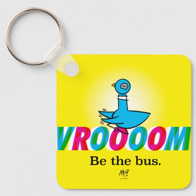 Nyckelkedjan Pigeon Vroom Nyckelring (Framsida)