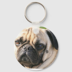 Nyckelkedjan Pug Hund aveln Nyckelring