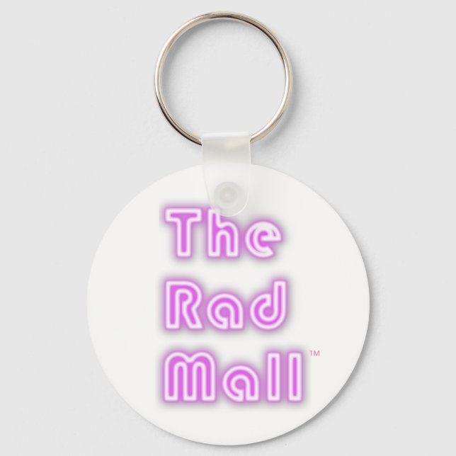 Nyckelkedjan "Retro" i Rad Mall (Rosa) Nyckelring (Framsida)