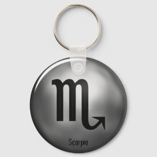 Nyckelkedjan Scorpio Zodiac Silver Färg Nyckelring