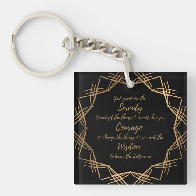 Nyckelkedjan Serenity Prayer (Framsidan)