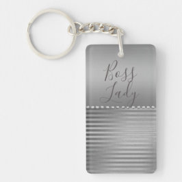 Nyckelkedjan Sleek Silver Chef Dam