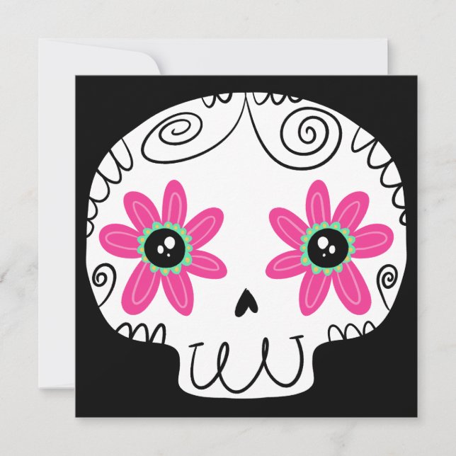 Nyckelkedjan Sugar Skull Calaverita Day of the dea (Framsida)