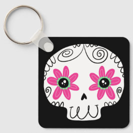 Nyckelkedjan Sugar Skull Calaverita Day of the dea Nyckelring