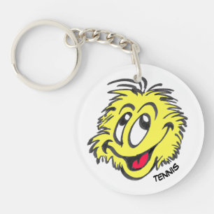 Nyckelkedjan Tennis Boll Tecknad Circle Keychain