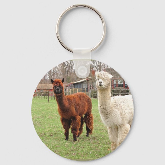Nyckelkedjan Wolly Alpacas ~ Nyckelring (Framsida)