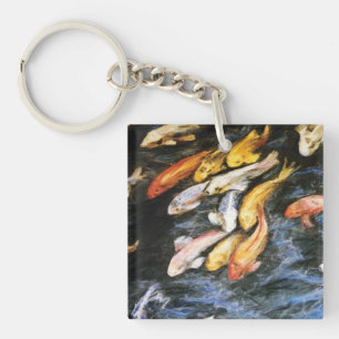 Nyckelkedjediagram för färgsfärgning i Koi Fish Ar