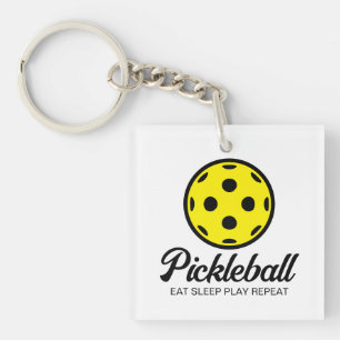 Nyckelkedjegåva från Pickleball älskare till spela