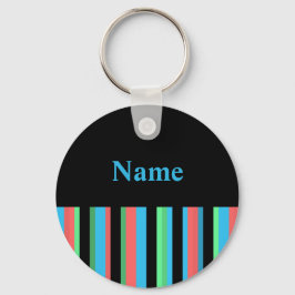 Nyckelkedjemall för modern Rand Namn Nyckelring