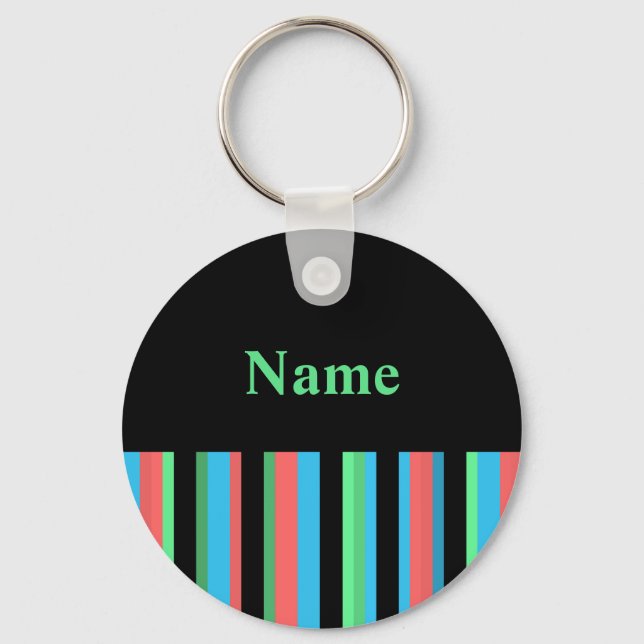 Nyckelkedjemall för söt - Grönt Nyckelring (Framsida)