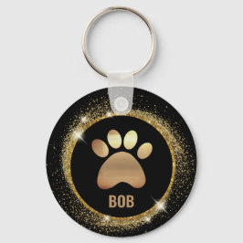 Nyckelkedjor för elegant Black och Guld Gnistra Nyckelring