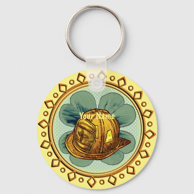 Nyckelkedjor för irländska brandgator nyckelring (Framsida)