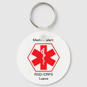 Nyckelkedjor för RSD Health Medical alert (anpassa Nyckelring