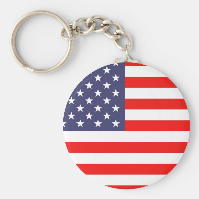 Nyckelkedjor i amerikanska flagga nyckelring (Framsidan)