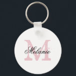 Nyckelkedjor i brev i personlig med monogram namn nyckelring<br><div class="desc">Nyckelkedjor i personlig namn i monogram brev. Vintage initial brev med elegant skripttypografi. Cute-favoritidé för kvinnor och flickor. Gör din egen monogrammerade present till bröllop, möhippa, bachelorette, flickorna helg, förlovning, årsdag, födelsedag osv. Roligt för brud att vara, brudgumm, maid of honor, blomma, budens mamma, mor i groomen osv. Rosa och...</div>