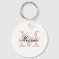 Nyckelkedjor i brev i personlig med monogram namn