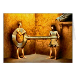 Nyckeln Hälsningskort