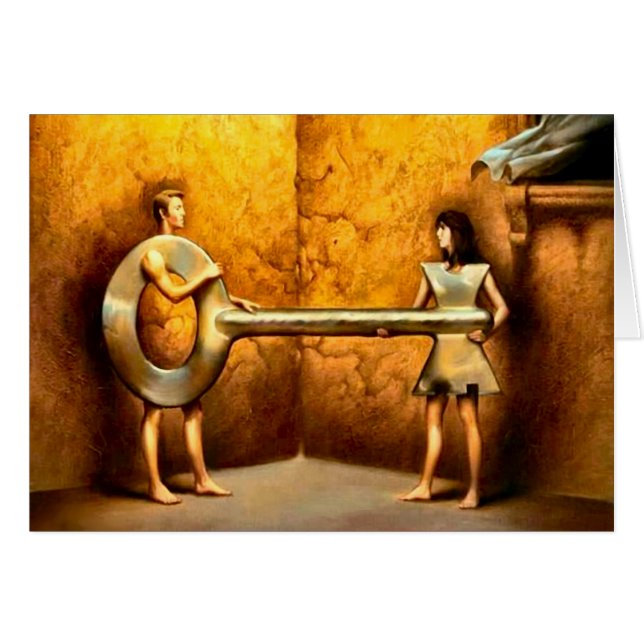 Nyckeln Hälsningskort (Framsidan Horizontal)