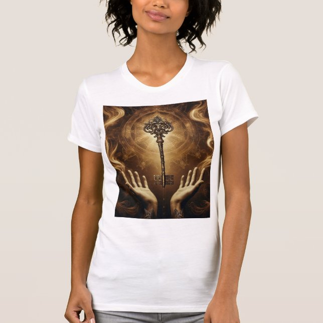 Nyckeln till din kraft t shirt (Framsida)