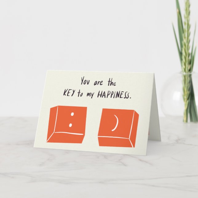 NYCKELN till min lycka Kort (Framsida)