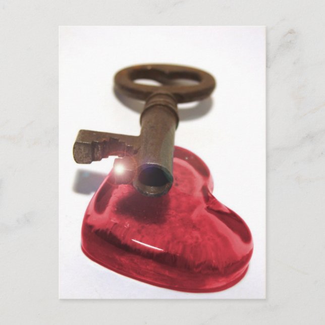 Nyckeln till mitt hjärta... vykort (Framsida)