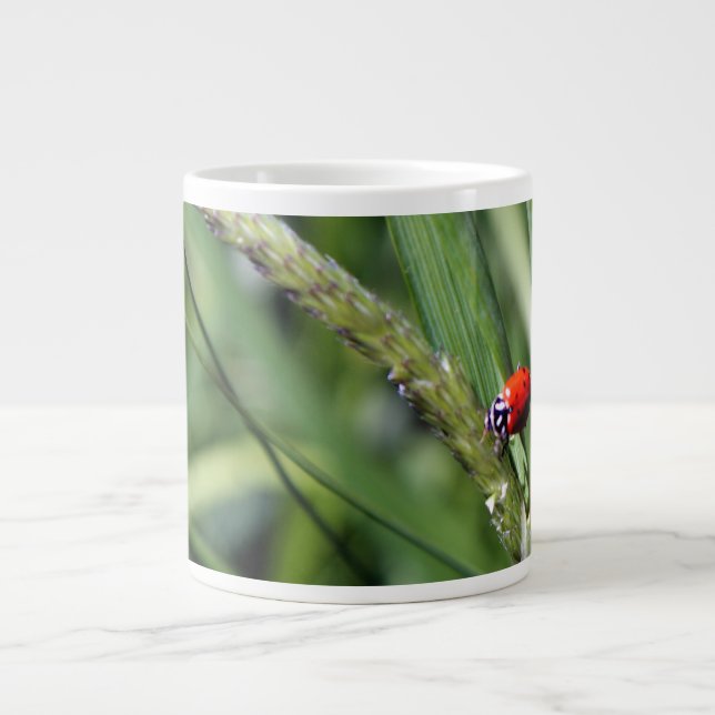 Nyckelpiga (Coccinellidae) Jumbo Mugg (Framsidan)