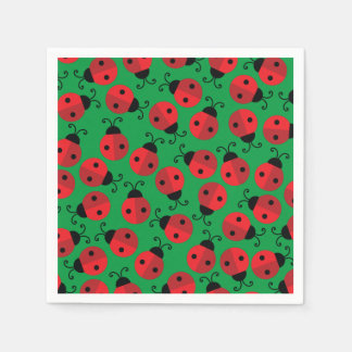 Nyckelpiga Cute 1:a födelsedag Party Pappersservett