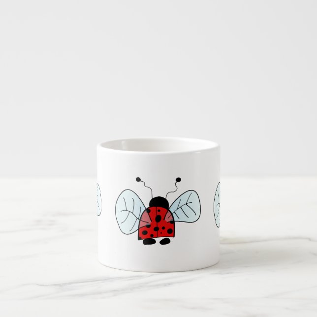Nyckelpiga Espressomugg (Framsidan)