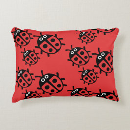 nyckelpiga Familj Prydnadskudde