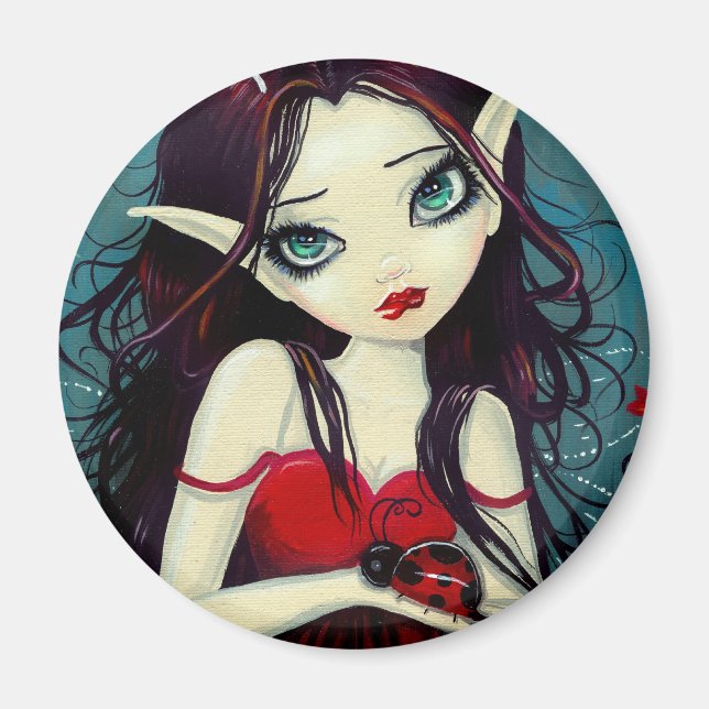 Nyckelpiga Fe Magnet (Framsidan)
