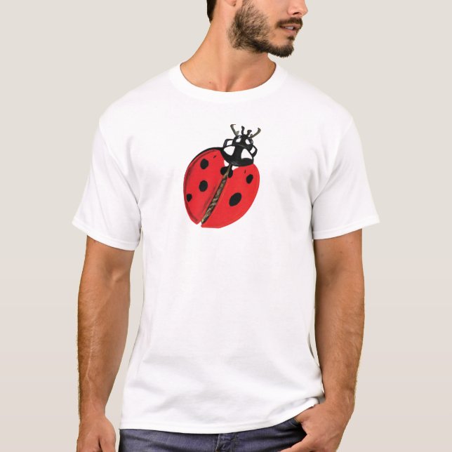 Nyckelpiga Illustration T Shirt (Framsida)