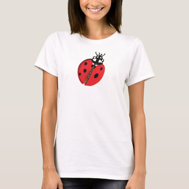 Nyckelpiga Illustration T Shirt (Framsida)