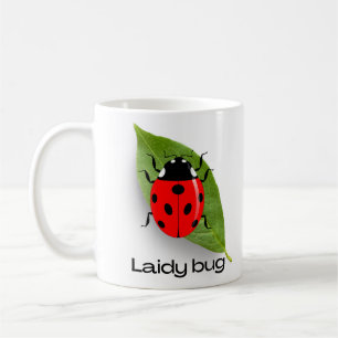 nyckelpiga, insekt kaffemugg